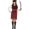 Image de Fiestas Guirca Verkleedpak Piraat Dames Polyester Zwart Mt L