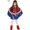 Image de Fiestas Guirca Verkleedpak Superheldin Blauw/rood Maat 122/134