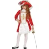 Image de Fiestas Guirca Musketierspak Meisjes Polyester Wit/rood Mt 5-6