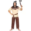 Image de Fiestas Guirca Verkleedpak Indiaan Heren Bruin Polyester Maat L