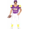 Image de Fiestas Guirca - Quarterback USA paars M (48-50) - Carnavalskleding - Carnaval - carnavalskleding 2027 - Carnaval kostuum