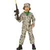 Image de Fiestas Guirca Soldaat/militair verkleed kostuum - kinderen - leger/militair - Carnavalskleding 122/134