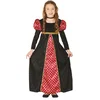 Image de Fiestas Guirca Jurk Middeleeuwen Meisjes Rood/zwart Mt 7-9