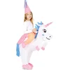 Image de Fiestas Guirca - Opblaasbare Unicorn 7-9 jaar - Carnavalskleding - Carnaval - carnavalskleding 2027 - Carnaval kostuum