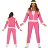 Image de Fiestas Guirca - 80-er jaren trainingspak vrouw roze (mt M) - Carnavalskleding - Carnaval - carnavalskleding 2027 - Carnaval kostuum