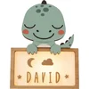 Image de Dino Rex dieren lamp - Vintiun - Duurzaam hout - Kinderen & Baby's