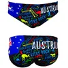 Image de Turbo Australia Draw Zwemslip Blauw 4XL Man