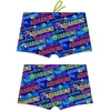 Image de Turbo Aquabiking Letters Zwemboxer Blauw 5XL Man