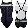 Image de Turbo Revolution Lines Zwemkleding Zwart S Vrouw