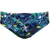 Image de Turbo Skull Geo Zwemslip Blauw XL Man