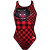 Image de Turbo Red Tiger Zwemkleding Rood,Zwart 5XL Vrouw