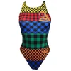 Image de Turbo Tartan College Zwemkleding Veelkleurig L Vrouw