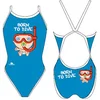 Image de Turbo Born To Dive Zwemkleding Blauw M Vrouw