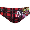 Image de Turbo Tartan Tiger Zwemslip Rood M Man