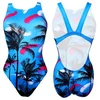 Image de Turbo Blue Palm Zwemkleding Blauw M Vrouw