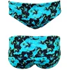 Image de Turbo Fluor Hibis Zwemslip Blauw,Zwart 3XL Man