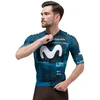Image de Gobik Teams Cx Pro 4.0 Movistar Team Gravel Squad 2025 Korte Mouw Wielertrui Blauw XL