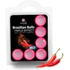 Image de Secret Play Brazilian Balls - Massageolie - Triple Effect - 6 stuks