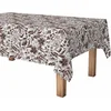 Image de Tafelkleed op rol Exma Anti-vlek Blommor 140 cm x 25 m Bruin