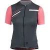 Image de Eltin Glorious Korte Mouw Wielertrui Grijs,Roze M Vrouw