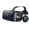 Image de VR-bril met Hoofdtelefoon - 3D Virtual Reality Bril voor Smartphones 4.7-6.53 inch, 90-100° Kijkhoek, 360° Rotatie, Verstelbare Lens en Pupilafstand, Compatibel met iPhone en Android - Zwart