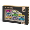 Image de Eurekakids Pick-Up Truck Set - 8 Stuks - Diecast Speelgoedauto Pakket - Metaal - Assortiment Speelgoedauto's