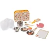Image de Eurekakids Chef Set - Stijlvol Koffertje met Keukenspullen, Koksmuts en Voedsel van Vilt - 26 Delig