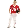 Image de Rood American Football kostuum voor jongens - Verkleedkleding