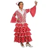 Image de Kostuums voor Kinderen My Other Me Flamenco en Sevillana's 5-6 Jaar Rood