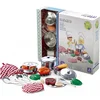 Image de Speelgoed Keukengerei en Speelgoedeten - Tachan - Speelgoed Pannenset met Accessoires - 23-Delig