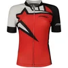 Image de Msc Claudia Pro Korte Mouw Wielertrui Rood,Zwart L Vrouw