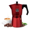 Image de Cecotec Italienische Kaffeemaschine Mokclassic 900 Red. Aluminium-Kaffeemaschine, für alle Herdarten, 9 Tassen, Silikondichtung, ergonomischer und hitzebeständiger Griff, Edelstahlfilter und Ventil