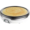 Image de Cecotec Crepesmaker Fun Crepestone XL INOX. 1350 W, Edelstahl, Platte mit antihaftbeschichtung und abnehmbar, Einstellbarer Thermostat, Rolle und Spatel inklusive, 38 cm