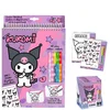 Image de Hello Kitty & Kuromi kleurboek   33,5 × 22 cm   inclusief 300 stickers en 10 kleurpotloden