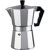 Image de Alessandro Percolator Italiaans koffiezetapparaat - 12 kopjes - Aluminium - zilver - 670 ml - Koffiezetter