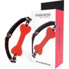 Image de Darkness Bondage - Gag - Hondenbeen - Verstelbaar - Rood