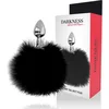 Image de DARKNESS ANAL | Darkness Extra Feel Bunny Tail Buttplug 7cm
