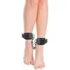 Image de DARKNESS BONDAGE | Darkness Leather Wrist Ankle Restraints Black