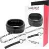 Image de DARKNESS BONDAGE | Darkness Full Black Collar With Leash