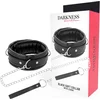 Image de DARKNESS BONDAGE | Darkness Black Soft Collar With Leash Leather