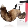 Image de DARKNESS ANAL | Darkness Natural Tail Butt Plug Silicone Black 10cm