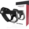 Image de DARKNESS SENSATIONS | Darkness Leather C/b Strap H-piece Divide