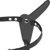 Image de FETISH SUBMISSIVE HARNESS | Fetish Submissive Silicone Strap-on Vibrator Black 15cm