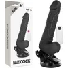 Image de BASECOCK - VIBRADOR REALÍSTICO CONTROL REMOTO Black CON TESTÍCULOS 19.5 CM -O- 4 CM