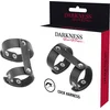 Image de DARKNESS BONDAGE | Darkness Adjustable Leather Penis And Testicles Ring | Sex Toy for Couple | BDSM | Cockring | Sex Toy for Man | Bondage | Fetish