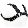 Image de LEATHER BODY | Body Leather Black Bull Dog Harness