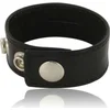 Image de Leather Body Cock And Ball Strap - Kunstleer - Verstelbaar Middels Drukknopen - Zwart