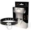 Image de COQUETTE ACCESSORIES | Coquette Hand Crafted Choker Vegan Leather - Double Ring