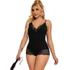 Image de SUBBLIME - BLACK FLORAL LACE DETAIL TEDDY S/M | EROTISCHE BODY | SEXY LINGERIE
