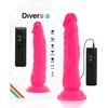 Image de DIVERSIA | Diversia Flexible Vibrating Dildo 21 Cm - Pink | Dildo | Sex Toy for Couples | Best Dildo | Sex Toy for Woman | Vibrating Dildo